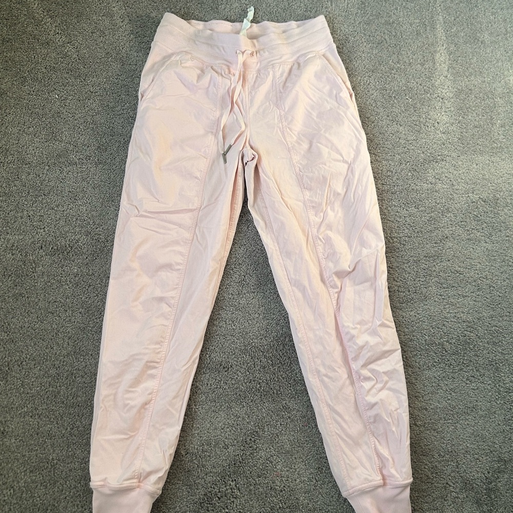 Strawberry milkshake Lululemon athletic joggers